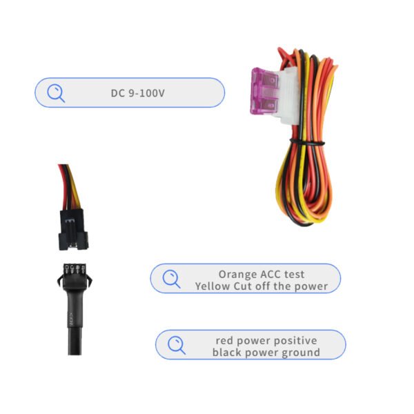 Mini GPS Tracker Quectrix G25 Relay wire diagram