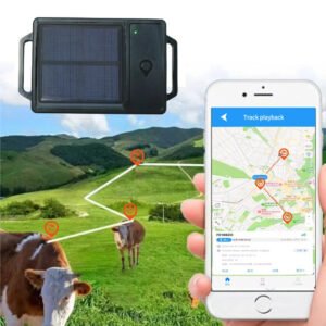 farm managment platform display all cattle locations and health alerts on an interactive map