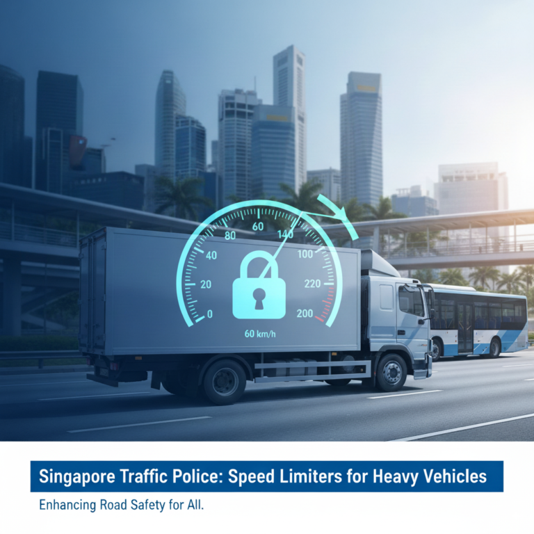 Singapore issues regulations for the installation of speed limiter on commercial vehicles.
